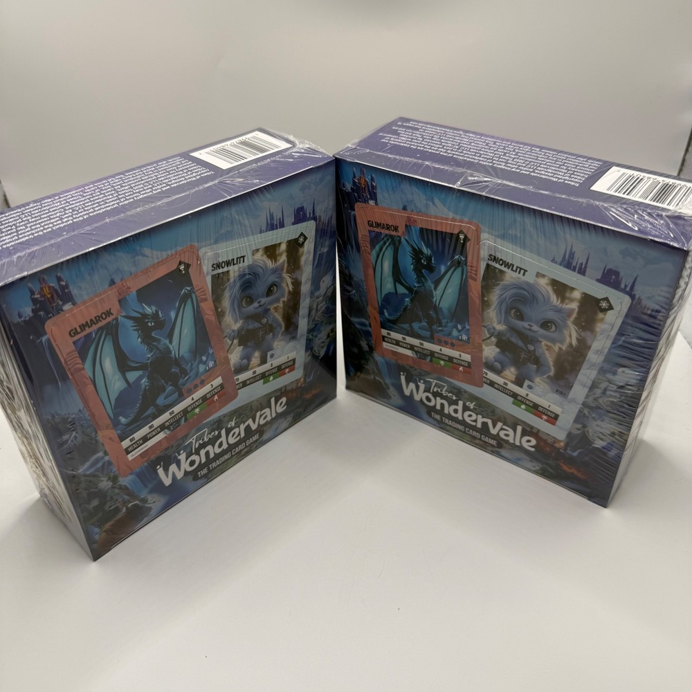 Tribes of Wondervale TCG Trading Card Game 20 Pack Booster Box Lot of 2 Sealed